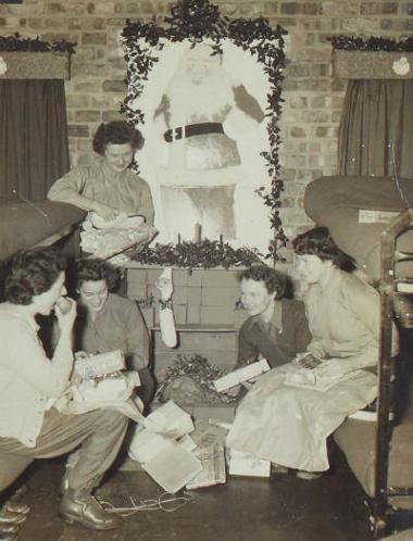 WACs celebrating Christmas in 1944. (Digital archive reference MC 371/814)